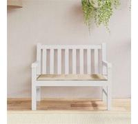 vidaXL Coussin de banc de jardin beige 120x50x4 cm tissu oxford