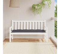 Vidaxl Coussin De Banc De Jardin Anthracite 150x50x7 Cm Tissu Oxford