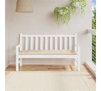 Vidaxl Coussin De Banc De Jardin Beige 150x50x7 Cm Tissu