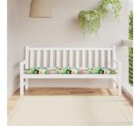 vidaXL Coussin de Banc de Jardin, Coussin de Siège, Coussin de Banc de Patio, Coussin de Meuble de Jardin d'Extérieur, Multicolore 180x50x7 cm Tissu Oxford