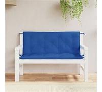 Vidaxl Coussins De Banc De Jardin 2 Pcs Bleu 120x50x7 Cm Tissu Oxford