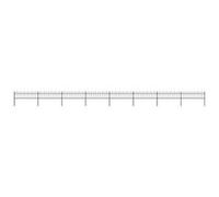 Clôture de Jardin avec dessus en Cerceau Barrière Panneau Multi-taille vidaXL