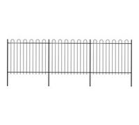 Clôture de Jardin avec dessus en Cerceau Barrière Panneau Multi-taille vidaXL