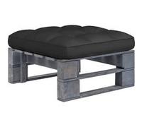 vidaXL Tuinhocker pallet geÃ¯mpregneerd grenenhout grijs3066416 G