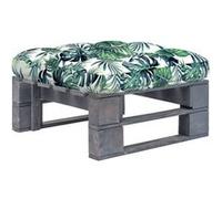 vidaXL Tuinhocker pallet geÃ¯mpregneerd grenenhout grijs3066420 G