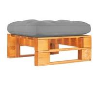 Tuinhocker pallet honingbruin geÃ¯mpregneerd grenenhout3066447