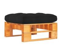Tuinhocker pallet honingbruin geÃ¯mpregneerd grenenhout3066452