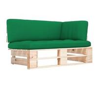 vidaXL Tuinhoekbank pallet geÃ¯mpregneerd grenenhout3066606 G