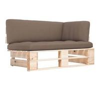 Tuinhoekbank pallet geÃ¯mpregneerd grenenhout3066609