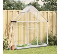 Vidaxl Serre Avec Cadre De Base Argenté 169x58x202 Cm Aluminium