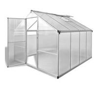 vidaXL Serre renforcée en aluminium avec cadre de base 6,05 m² 41318