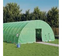 Vidaxl Serre Avec Cadre En Acier Vert 84 M² 14x6x2,85 M