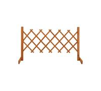 Vidaxl Clôture En Treillis De Jardin Orange 120x60 Cm Bois De Sapin