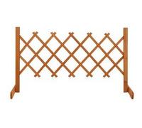 vidaXL Tuinlatwerk 120x60 cm massief vurenhout oranje314822