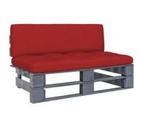 vidaXL Tuinmiddenbank pallet geÃ¯mpregneerd grenenhout grijs3066487 G