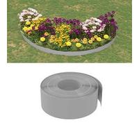 vidaXL Tuinranden 3 st 10 m 20 cm polyetheen grijs3155453 Gris G