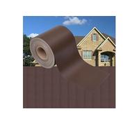 vidaXL Tuinscherm 35x0,19 m PVC bruin147861