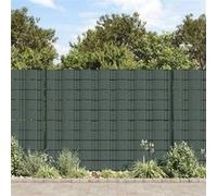 Brise-Vue Pour Clôture En Pvc Vert En Rouleau 70 X 0,19 M