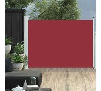 vidaXL Auvent latéral rétractable de patio 100x500 cm Rouge