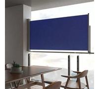 vidaXL Tuinscherm uittrekbaar 120x300 cm blauw48344 Bleu G
