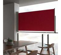 vidaXL Tuinscherm uittrekbaar 120x300 cm rood48345 Rouge G