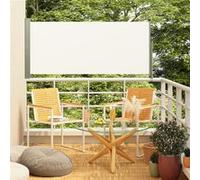 vidaXL Tuinscherm uittrekbaar 140x300 cm crÃme317833 Crème G