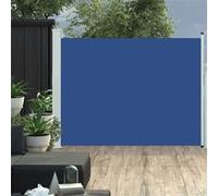 vidaXL Auvent latéral rétractable de patio 140x500 cm Bleu