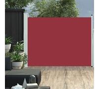 Auvent Latéral Rétractable de Patio Store Latéral Brise-vue Abri Soleil Jardin Terrasse Balcon Exterieur Résistant aux UV 140x500 cm Rouge