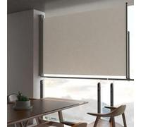 vidaXL Auvent latéral rétractable de patio 160 x 300 cm Blanc cassé 45194