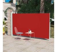 Vidaxl Auvent Latéral Rétractable De Patio 160x300 Cm Rouge Rouge