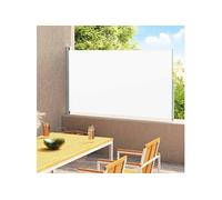 vidaXL Tuinscherm uittrekbaar 220x300 cm crÃme313424