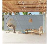 Vidaxl Auvent Latéral Rétractable De Patio 220x600 Cm Gris Gris