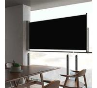 vidaXL Auvent Latéral Rétractable de Patio Store Latéral Brise-vue Abri Soleil Jardin Terrasse Balcon Exterieur Résistant 48352