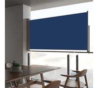 vidaXL Tuinscherm uittrekbaar 80x300 cm blauw48362 Bleu G