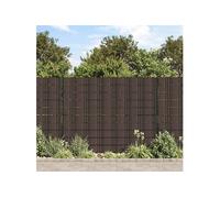 vidaXL Tuinschermen 4 st 35x0,19 m PVC bruin147863