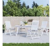 Vidaxl Coussins De Chaise De Jardin 4pcs Carreaux Gris 40x40x3cm Tissu