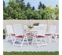 vidaXL Tuinstoelkussens 6 st 40x40x3 cm oxford stof wijnrood314022 Rouge G