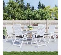 vidaXL Tuinstoelkussens 6 st 40x40x3 cm oxford stof zwart314017 Noir G