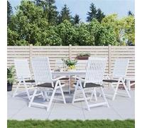 vidaXL Coussins de Chaise de Jardin Lot de 6, Coussin de Siège de Salon, Coussin de Meuble de Terrasse, Coussin d’Assise Extérieur, Anthracite 50x50x3 cm Anthracite
