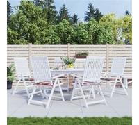 Tuinstoelkussens 6 st 50x50x3 cm oxford stof ruitpatroon rood314070