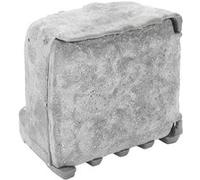 Prise d'Extérieur avec Piquet à 4 Voies Aspect de Pierre Terrasse Gris vidaXL