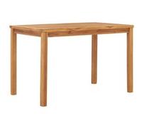Vidaxl Table À Dîner De Jardin 120x70x77 Cm Bois De Teck Solide