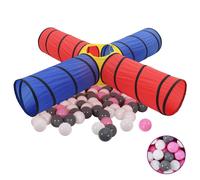 Tunnel de Jeu pour Enfants avec 250 Balles Multicolore Jouet Tout-petit vidaXL