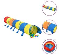 Tunnel de jeu pour enfants avec 250 balles Multicolore 245 cm vidaXL