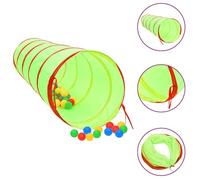 vidaXL Tunnel de jeu pour enfants 175 cm Polyester Vert