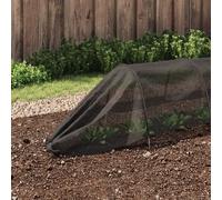 Vidaxl Tunnels En Filet 4 Pcs Noir Acier Et Polyéthylène
