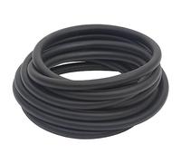 vidaXL Tuyau d'air Hybride Noir 0,6" 2 m Caoutchouc et PVC, Tuyau de compresseur d'air, Tuyau pneumatique, Tuyau d'air en Caoutchouc