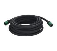 vidaXL Tuyau d'arrosage de jardin en caoutchouc avec connecteur Noir 0,6" 10 m