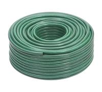 vidaXL Tuyau d'arrosage vert 100 m PVC