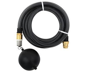 vidaXL Tuyau d'aspiration avec raccords en laiton noir 1,1" 10 m PVC